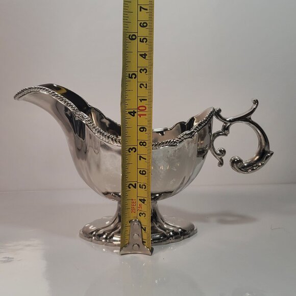 Vintage Silver Plated Grave Sauce Boat - Picture 5 of 10